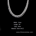 Hot Style 12mm Cuba Hip Hop Jewelry Necklace
